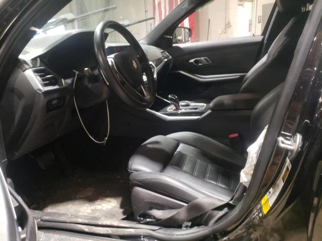 3MW5R7J55K8B03466 - 2019 BMW 330XI შავი ფოტო 7