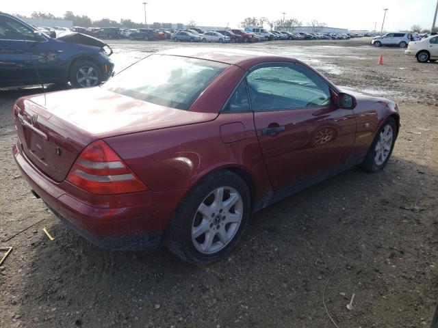 WDBKK47F0YF154428 - 2000 MERCEDES-BENZ SLK 230 KOMPRESSOR RED photo 3