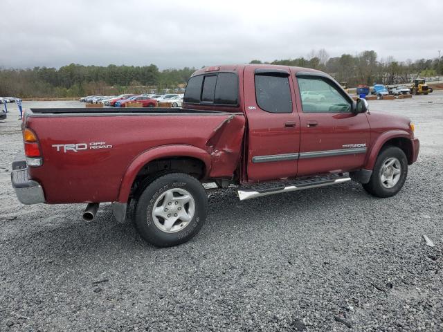 5TBBT44173S434727 - 2003 TOYOTA TUNDRA ACCESS CAB SR5 BURGUNDY photo 3