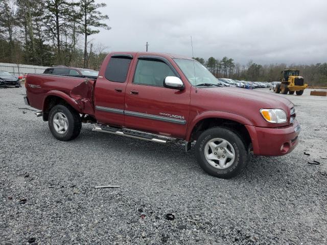 5TBBT44173S434727 - 2003 TOYOTA TUNDRA ACCESS CAB SR5 BURGUNDY photo 4