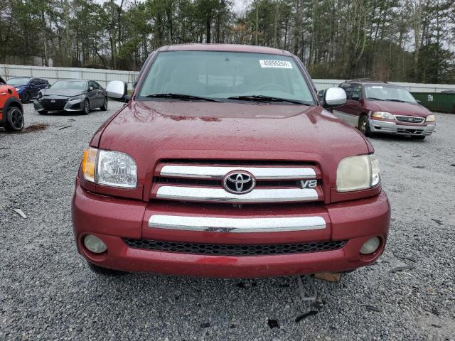 5TBBT44173S434727 - 2003 TOYOTA TUNDRA ACCESS CAB SR5 BURGUNDY photo 5