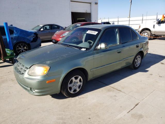 KMHCG45C44U508887 - 2004 HYUNDAI ACCENT GL GREEN photo 1