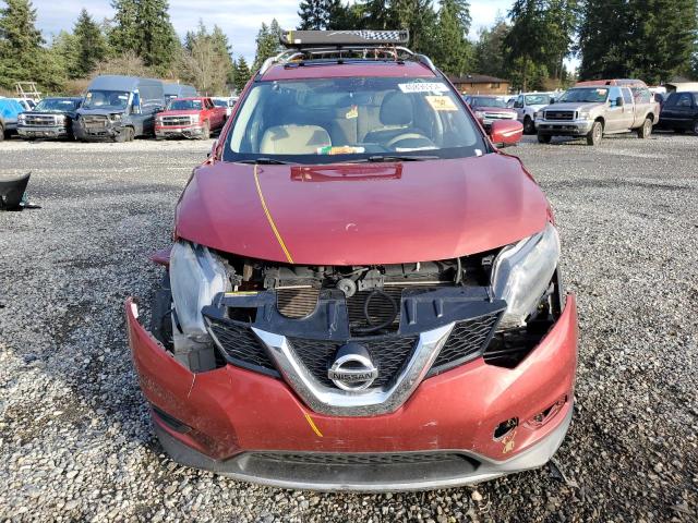 5N1AT2MV7EC869631 - 2014 NISSAN ROGUE S RED photo 5