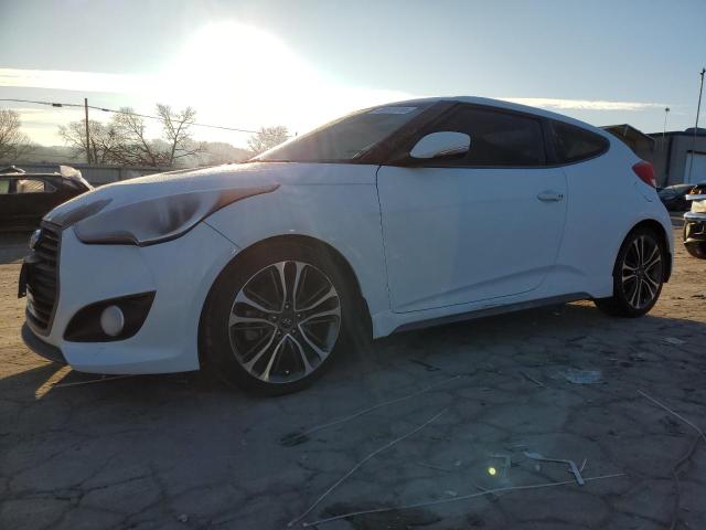 KMHTC6AE8GU277964 - 2016 HYUNDAI VELOSTER TURBO WHITE photo 1