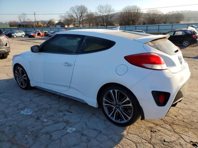 KMHTC6AE8GU277964 - 2016 HYUNDAI VELOSTER TURBO WHITE photo 2