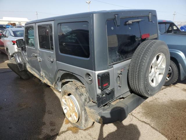 1C4BJWDG6EL155027 - 2014 JEEP WRANGLER U SPORT ვერცხლისფერი ფოტო 2