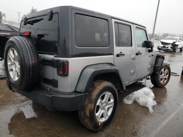 1C4BJWDG6EL155027 - 2014 JEEP WRANGLER U SPORT ვერცხლისფერი ფოტო 3