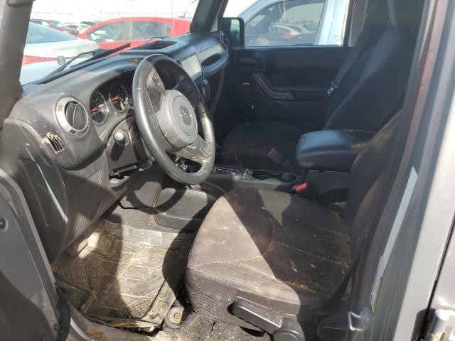 1C4BJWDG6EL155027 - 2014 JEEP WRANGLER U SPORT ვერცხლისფერი ფოტო 7