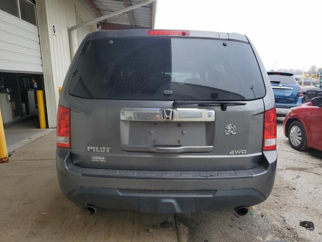 5FNYF4H66CB082369 - 2012 HONDA PILOT EXL GRAY photo 6