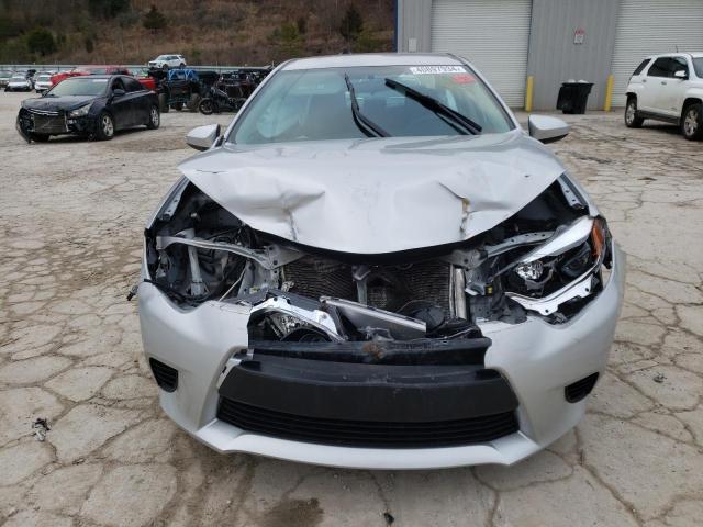 2T1BURHE4EC207232 - 2014 TOYOTA COROLLA L SILVER photo 5