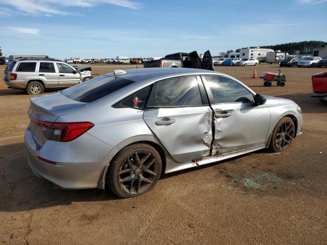 2HGFE2F57NH586890 - 2022 HONDA CIVIC SPORT SILVER photo 3