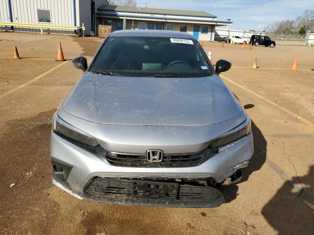 2HGFE2F57NH586890 - 2022 HONDA CIVIC SPORT SILVER photo 5