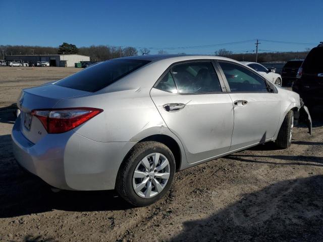 5YFBURHE9GP558365 - 2016 TOYOTA COROLLA L SILVER photo 3