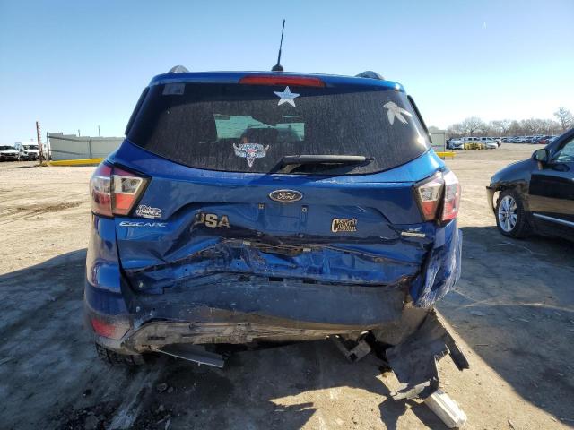 1FMCU0GD7JUD43856 - 2018 FORD ESCAPE SE BLUE photo 6