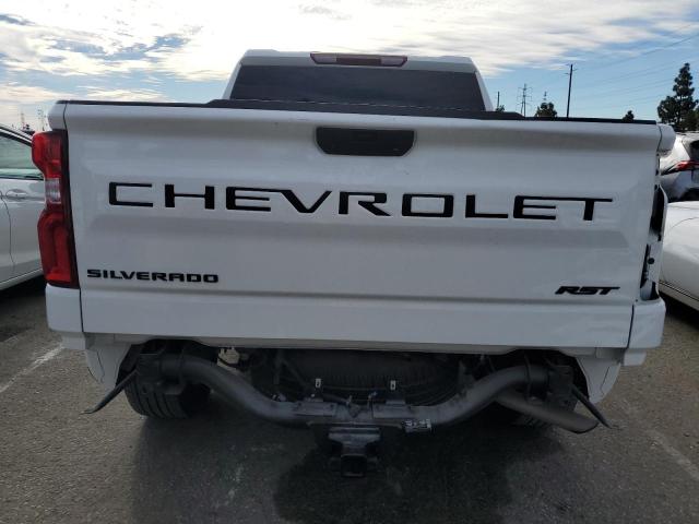 3GCPWDEDXMG240870 - 2021 CHEVROLET SILVERADO C1500 RST WHITE photo 6