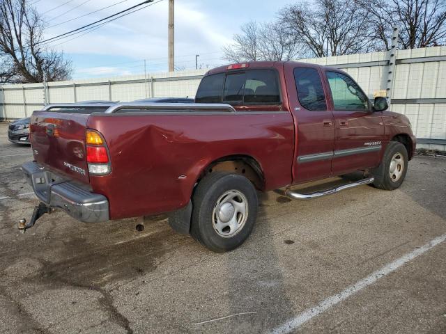 5TBRT34103S429801 - 2003 TOYOTA TUNDRA ACCESS CAB SR5 MAROON photo 3