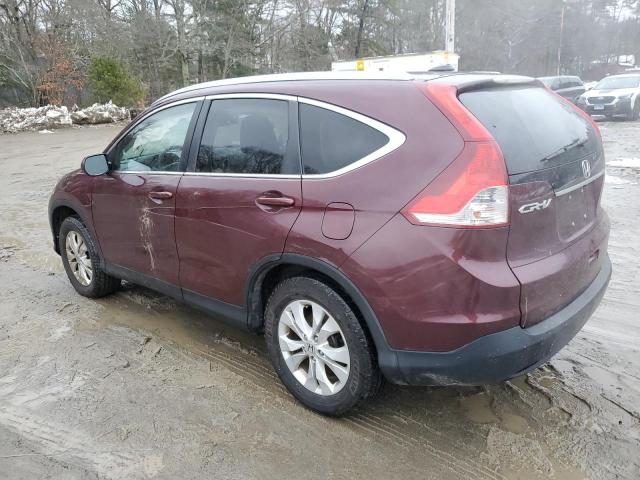 5J6RM4H74EL043437 - 2014 HONDA CR-V EXL RED photo 2