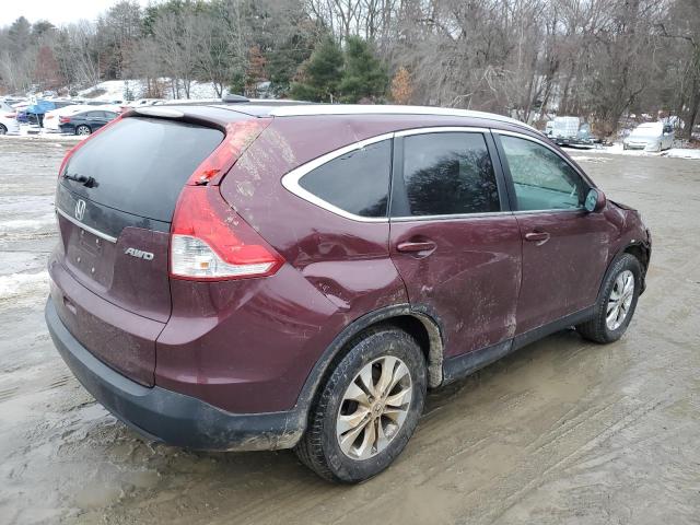 5J6RM4H74EL043437 - 2014 HONDA CR-V EXL RED photo 3