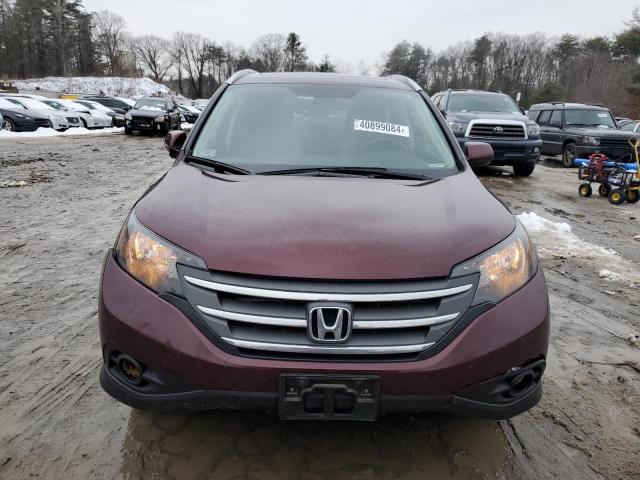 5J6RM4H74EL043437 - 2014 HONDA CR-V EXL RED photo 5