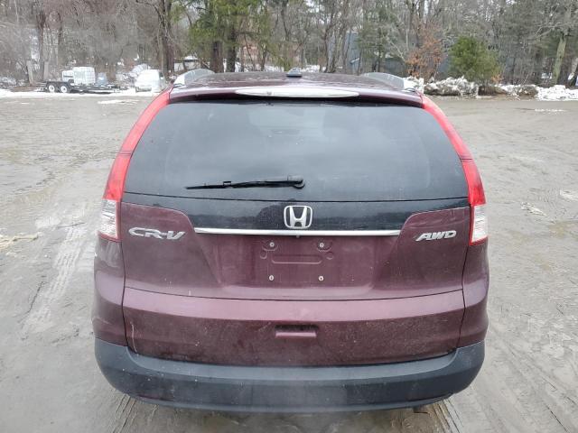 5J6RM4H74EL043437 - 2014 HONDA CR-V EXL RED photo 6