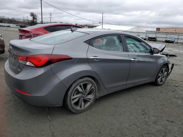 5NPDH4AE9EH488922 - 2014 HYUNDAI ELANTRA SE SILVER photo 3