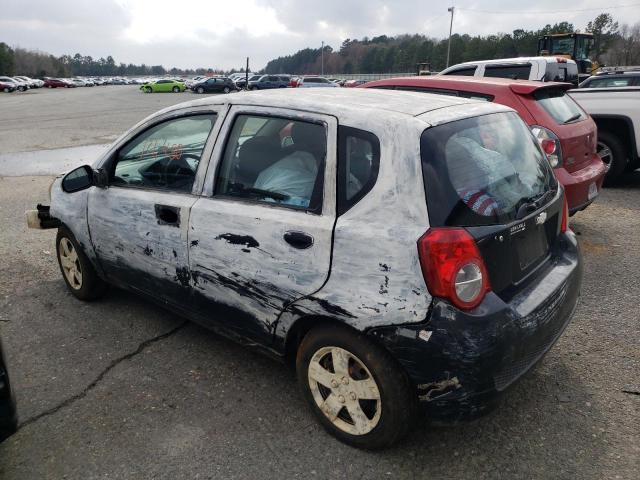 KL1TD66E69B635501 - 2009 CHEVROLET AVEO LS 黑色 照片 2