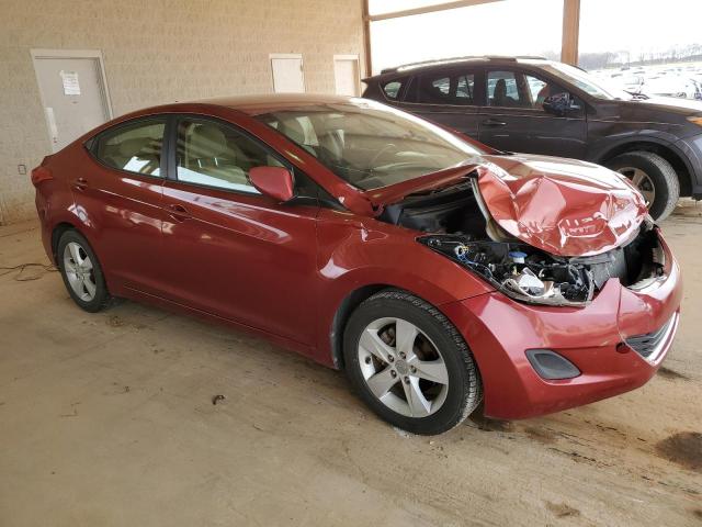 KMHDH4AE4BU114828 - 2011 HYUNDAI ELANTRA GLS RED photo 4