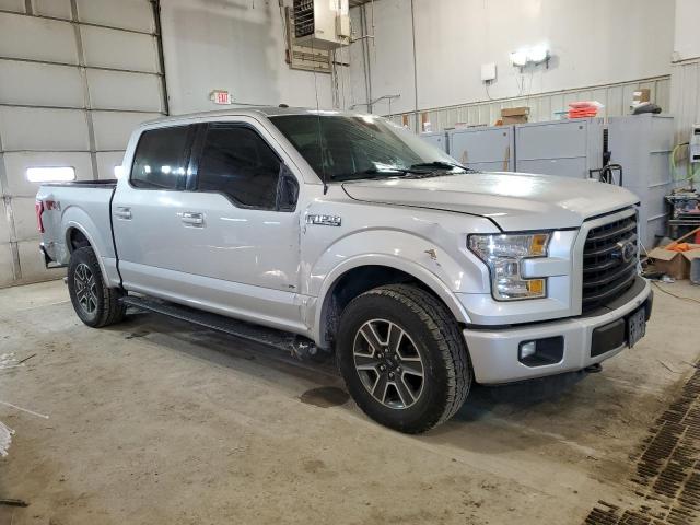 1FTEW1EP0GKE02177 - 2016 FORD F150 SUPERCREW SILVER photo 4