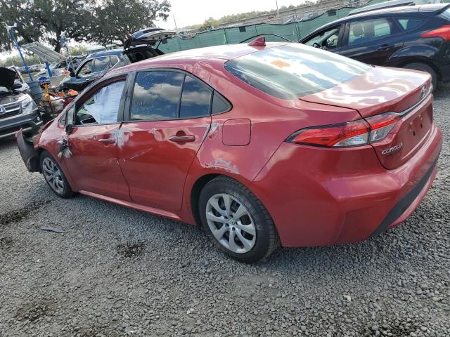 5YFEPRAE1LP058645 - 2020 TOYOTA COROLLA LE RED photo 2