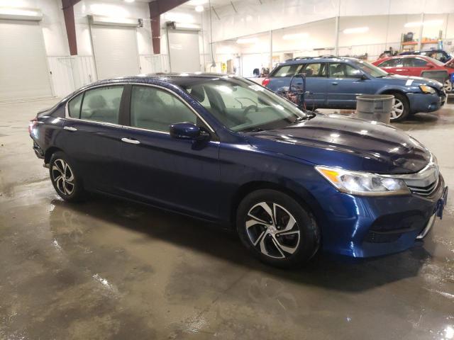 1HGCR2F31HA272953 - 2017 HONDA ACCORD LX BLUE photo 4