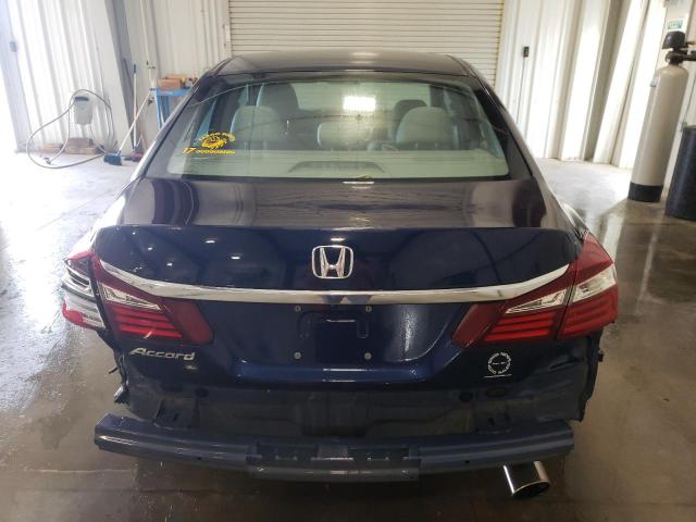 1HGCR2F31HA272953 - 2017 HONDA ACCORD LX BLUE photo 6