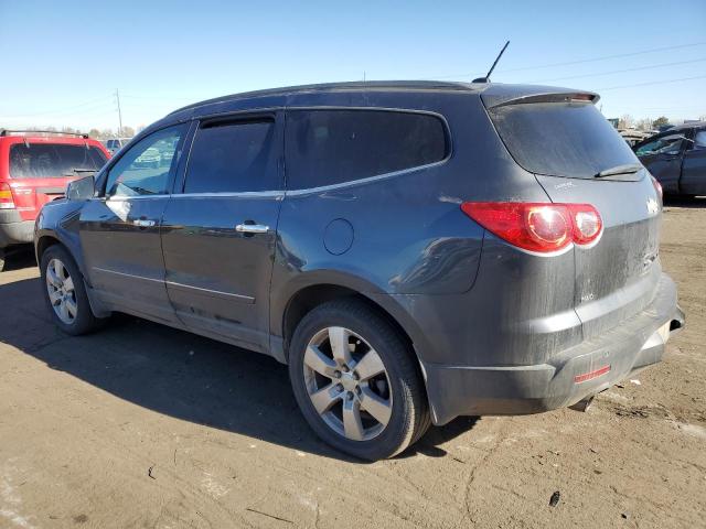 1GNKVLED9BJ262109 - 2011 CHEVROLET TRAVERSE LTZ BLUE photo 2