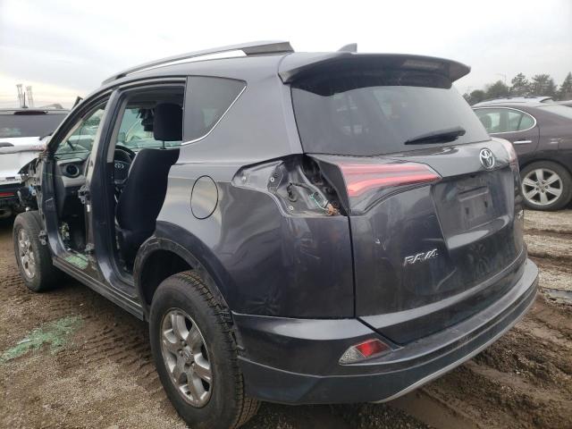 JTMWFREVXHJ130472 - 2017 TOYOTA RAV4 XLE GRAY photo 2