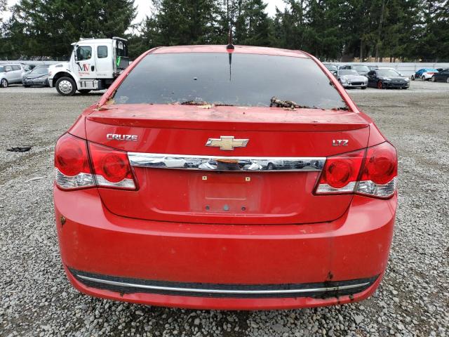 1G1PG5SB9D7101808 - 2013 CHEVROLET CRUZE LTZ RED photo 6