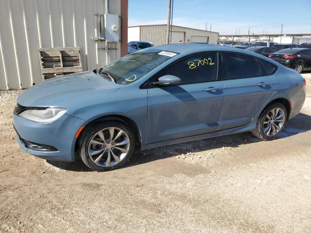 1C3CCCBG6FN581309 - 2015 CHRYSLER 200 S BLUE photo 1