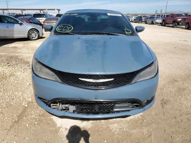 1C3CCCBG6FN581309 - 2015 CHRYSLER 200 S BLUE photo 5