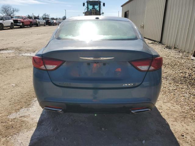 1C3CCCBG6FN581309 - 2015 CHRYSLER 200 S BLUE photo 6