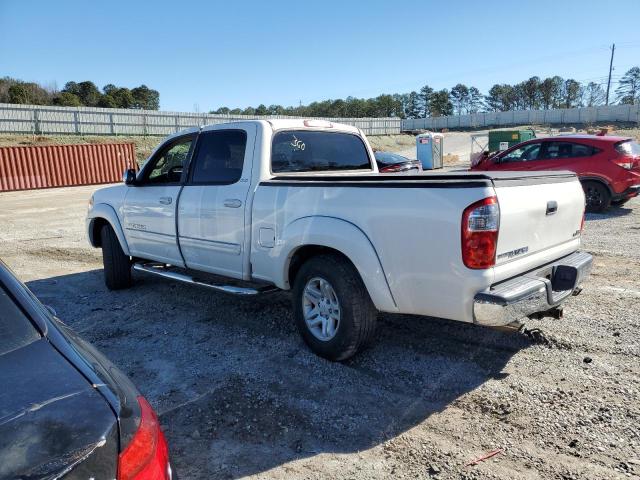 5TBET34156S519691 - 2006 TOYOTA TUNDRA DOUBLE CAB SR5 WHITE photo 2