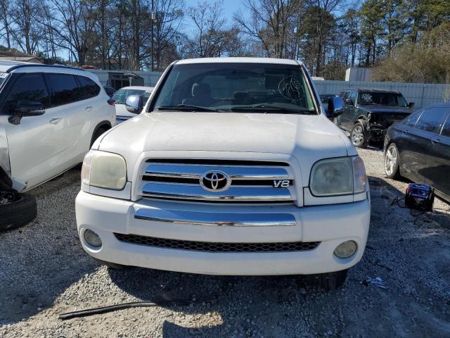 5TBET34156S519691 - 2006 TOYOTA TUNDRA DOUBLE CAB SR5 WHITE photo 5