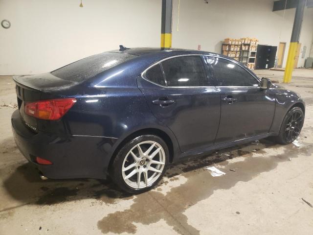 JTHCK262785025129 - 2008 LEXUS IS 250 BLUE photo 3