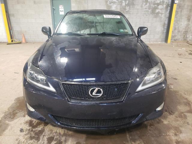 JTHCK262785025129 - 2008 LEXUS IS 250 BLUE photo 5