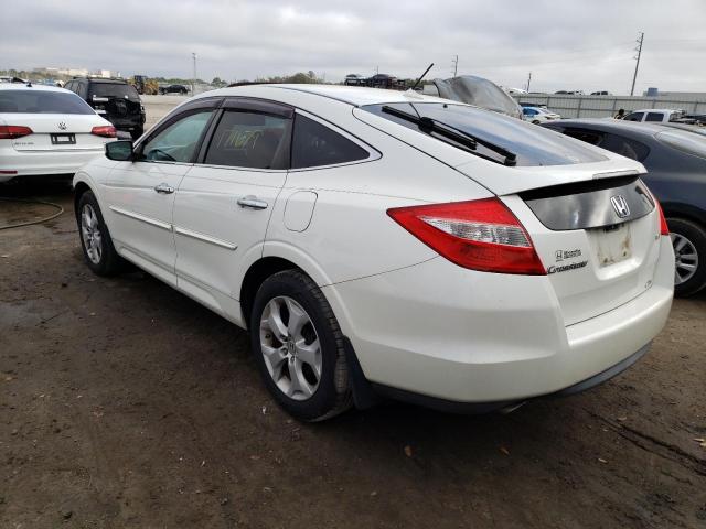 5J6TF2H54CL000653 - 2012 HONDA CROSSTOUR EXL WHITE photo 2