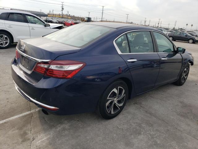 1HGCR2F39GA035724 - 2016 HONDA ACCORD LX BLUE photo 3