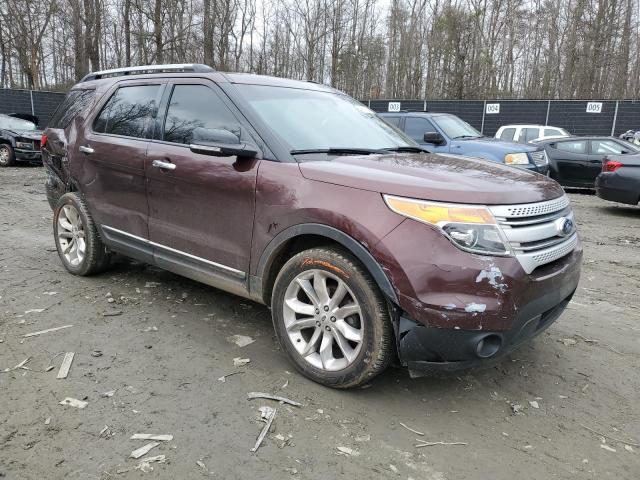 1FMHK8D83CGA89758 - 2012 FORD EXPLORER XLT BROWN photo 4