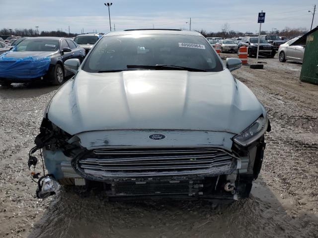 3FA6P0LU6ER102713 - 2014 FORD FUSION SE HYBRID BLUE photo 5