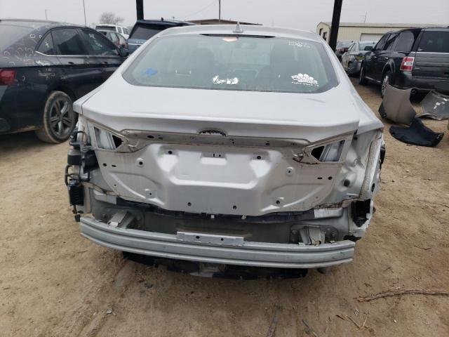 3FA6P0LU2KR106592 - 2019 FORD FUSION SE SILVER photo 6