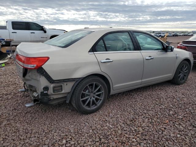 3LNHL2GC8AR640928 - 2010 LINCOLN MKZ BEIGE photo 3