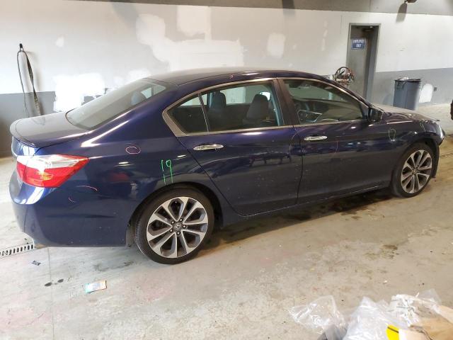 1HGCR2F55FA250081 - 2015 HONDA ACCORD SPORT BLUE photo 3