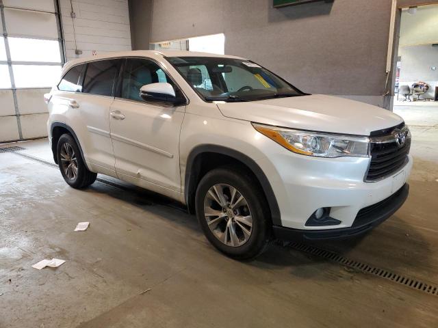 5TDBKRFH0ES014098 - 2014 TOYOTA HIGHLANDER LE WHITE photo 4