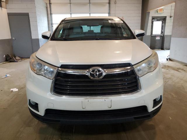 5TDBKRFH0ES014098 - 2014 TOYOTA HIGHLANDER LE WHITE photo 5